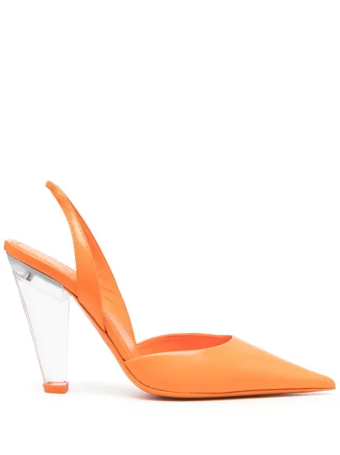 3juin pointed-toe leather pumps