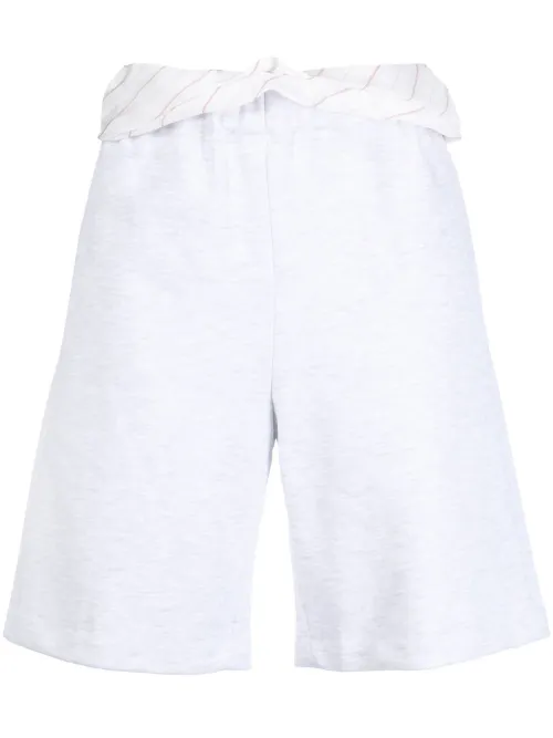Short de sport en coton - System - Modalova