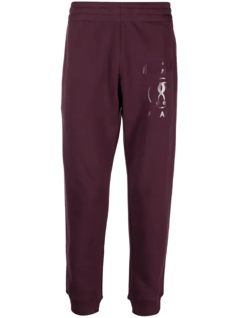 Moschino logo-print cotton track pants 