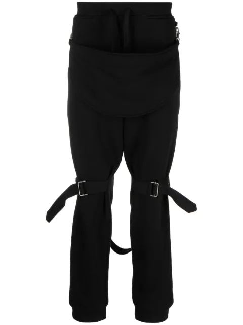 Moschino pantalon droit à boucles