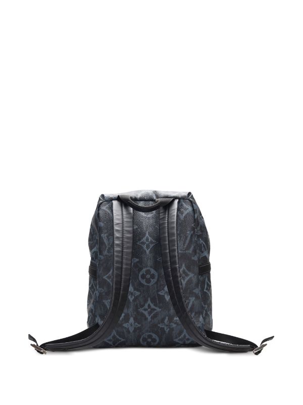 Louis Vuitton Discovery Leather Backpack Bag (pre-owned) in Blue