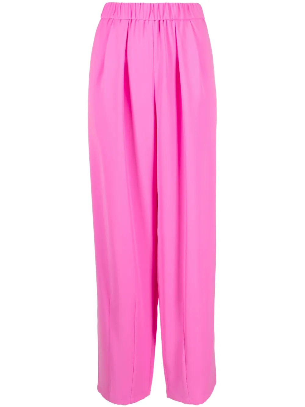 Emporio Armani pleat-detail straight-leg trousers - Pink