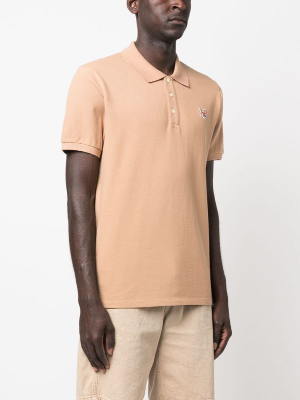 Maison Kitsuné Fox Head Cotton Polo Shirt - Farfetch