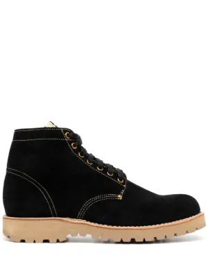 Visvim Suede lace up Ankle Boots Farfetch