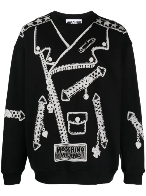 Moschino Sweatshirt mit grafischem Print