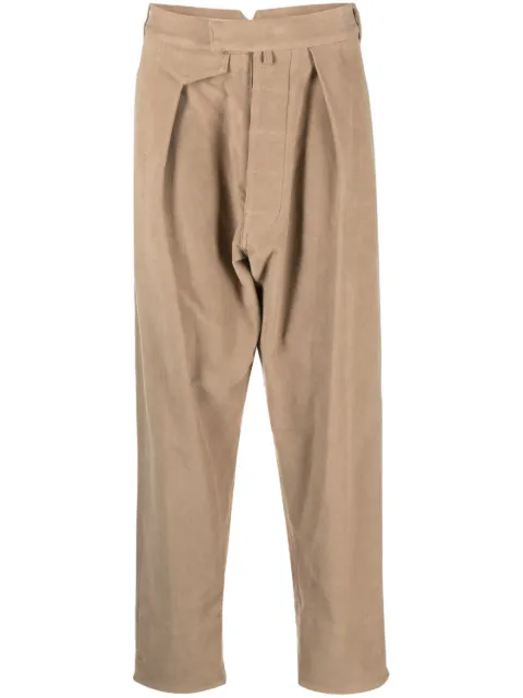 Moschino Gerade Hose mit Faltendetail