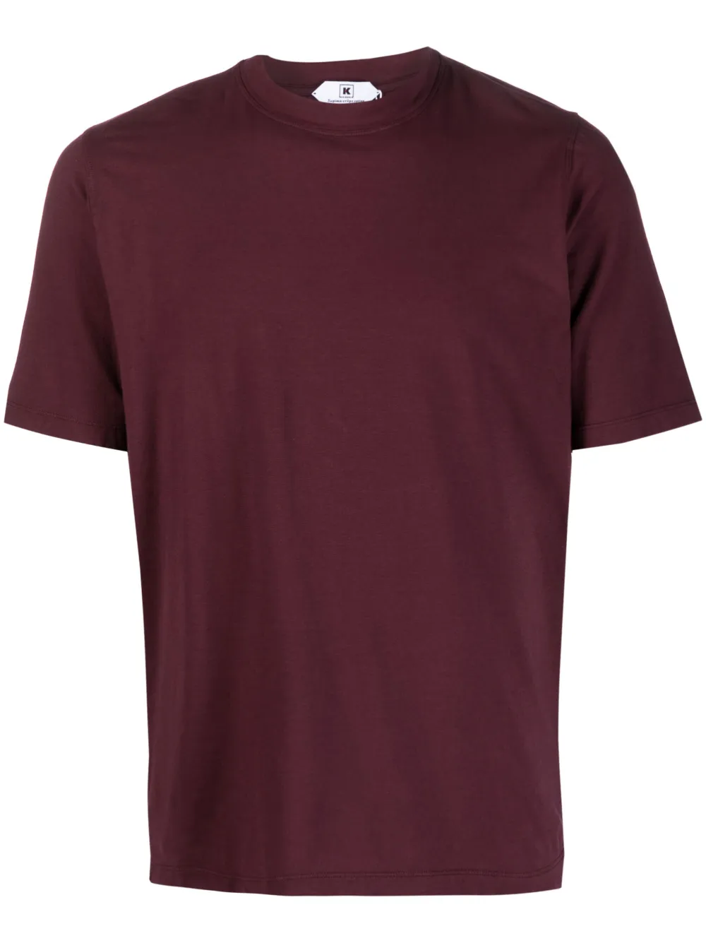 Kired mock-neck stretch-cotton T-shirt