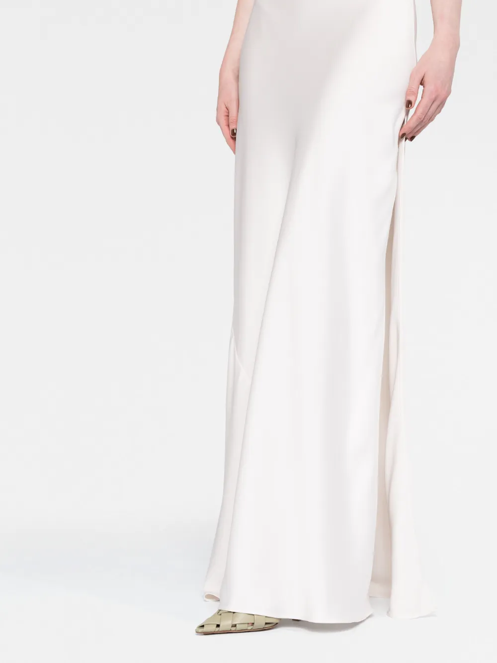 The Andamane Slip Maxi Dress In Off White ModeSens