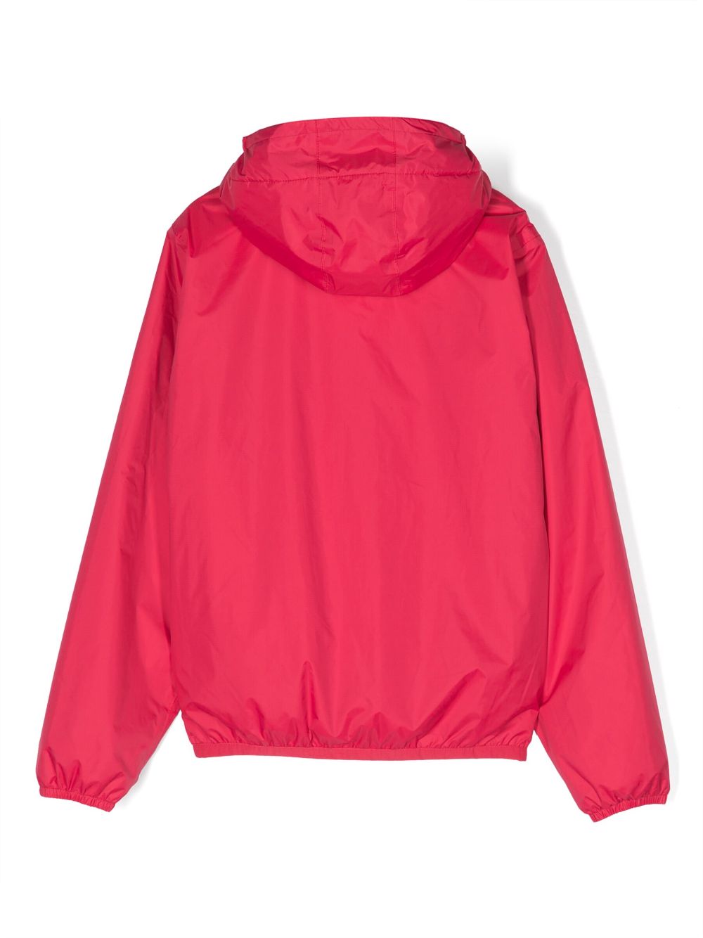 K Way Kids logo-print zip-up jacket - Roze