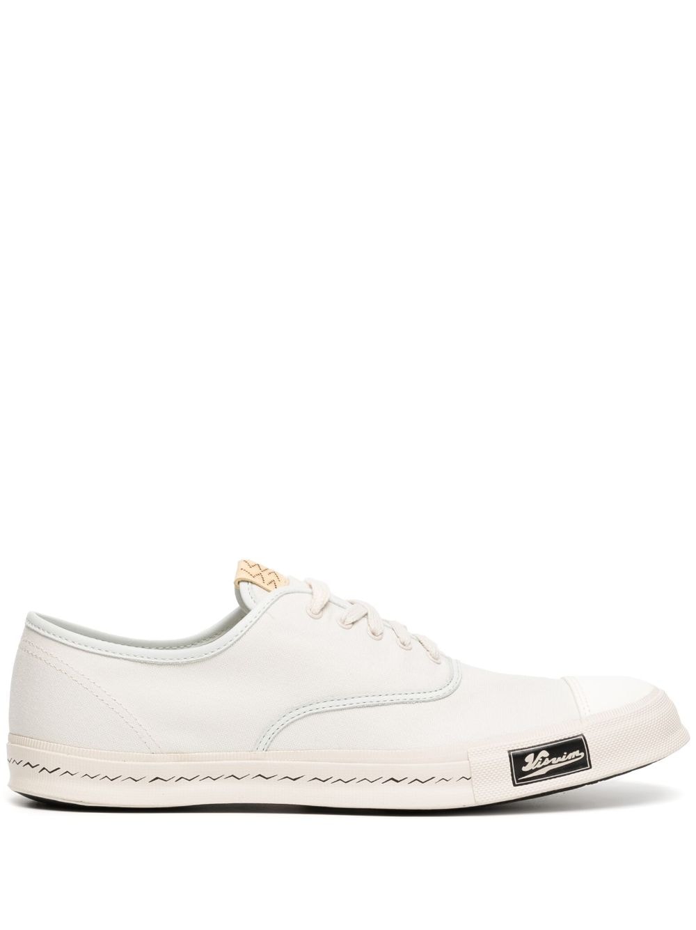 Visvim Low-top Cotton Sneakers In Weiss