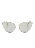 TOM FORD Eyewear cat-eye-frame straight-arms sunglasses - Gold