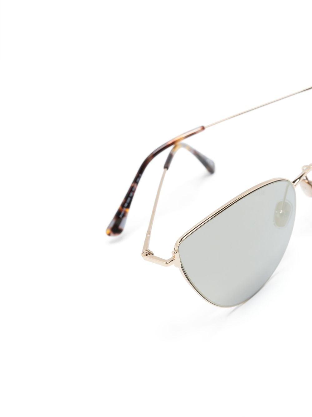 Shop Tom Ford Cat-eye-frame Straight-arms Sunglasses In Gold