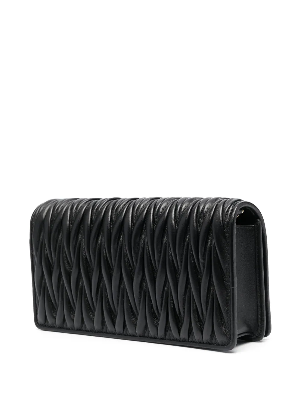 Miu Miu Matelassé Leather Clutch Bag Farfetch
