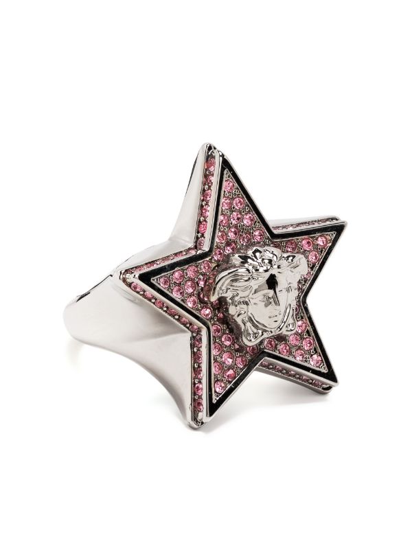 Versace pinky online ring