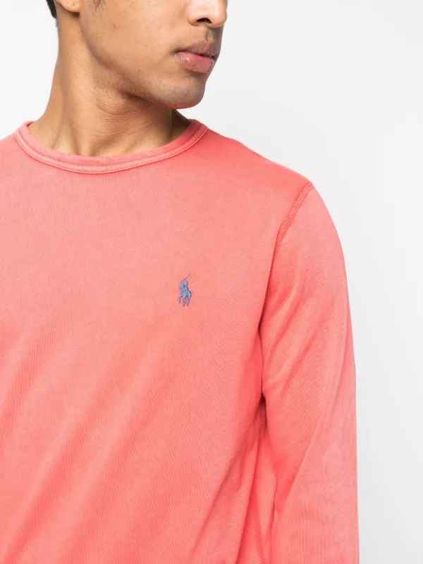 Polo ralph shop lauren pink sweatshirt