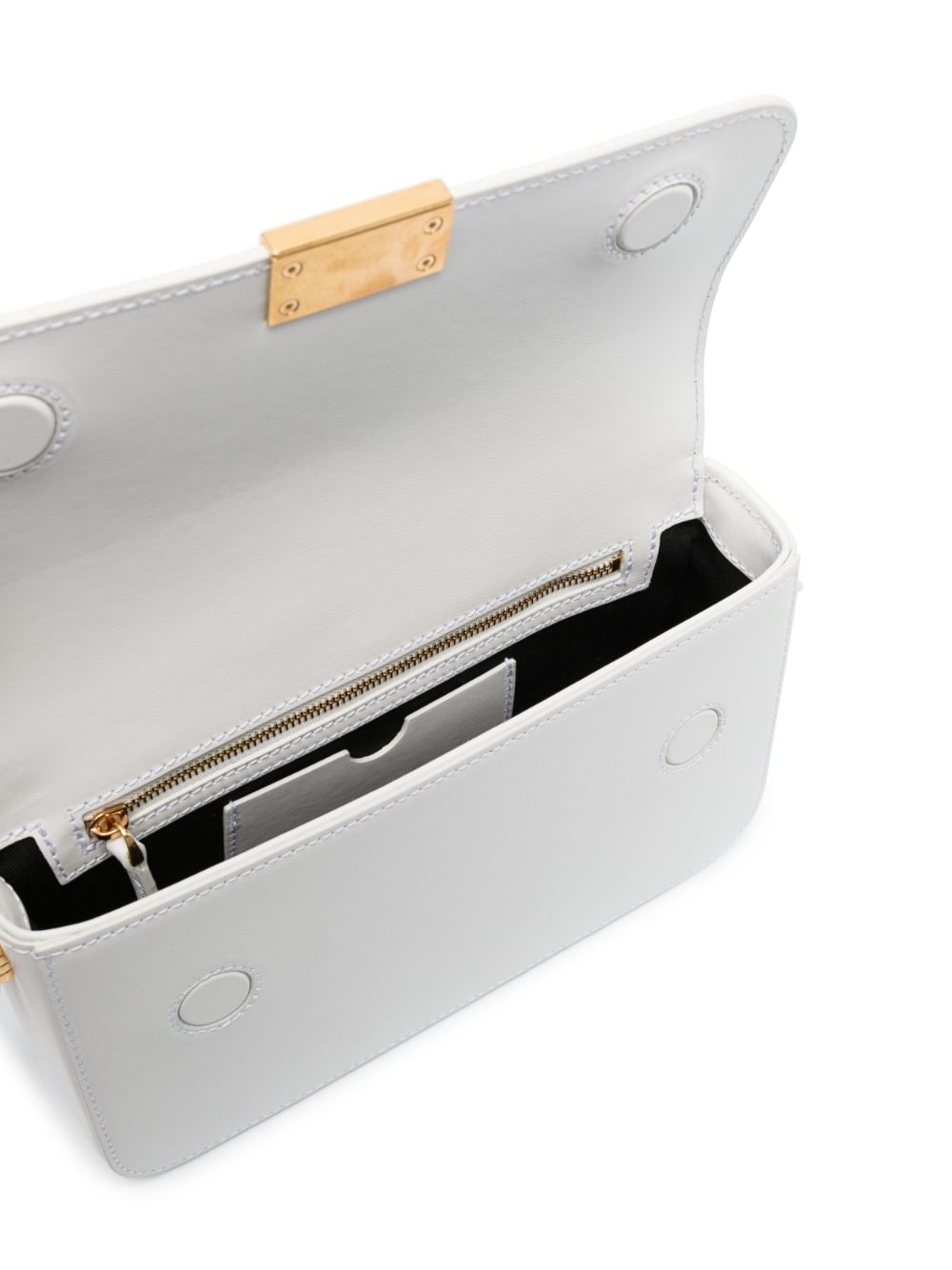 Shop Off-white Binder Shoulder Bag In White