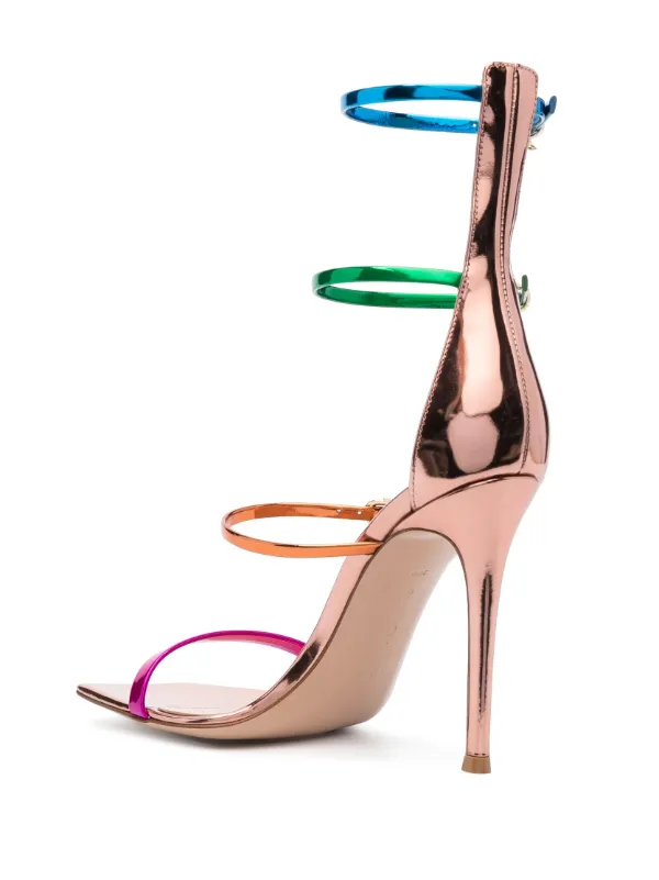Gianvito Rossi Ribbon Uptown 110mm サンダル | ピンク