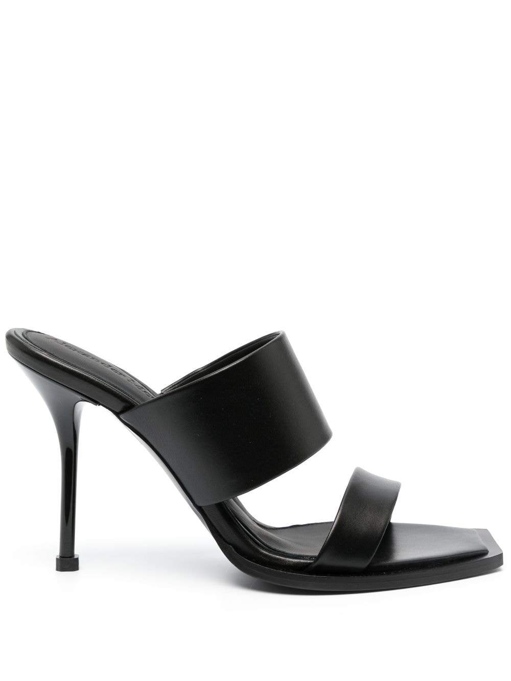 Alexander McQueen 105mm Leather Mules - Farfetch