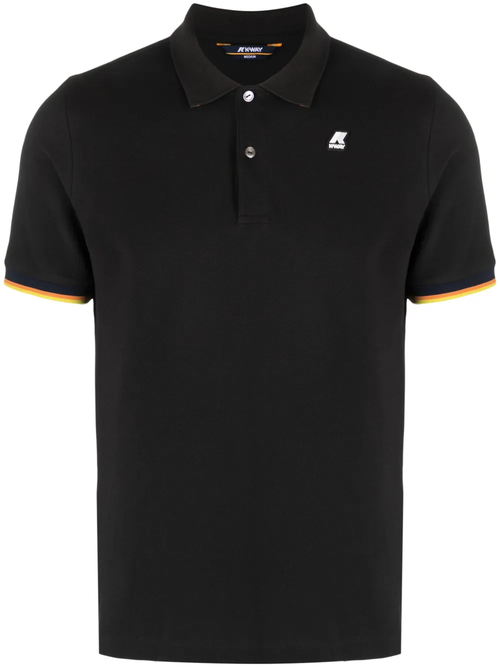 logo patch polo shirt