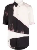 Alexander McQueen Brushstroke cotton shirt - Pink