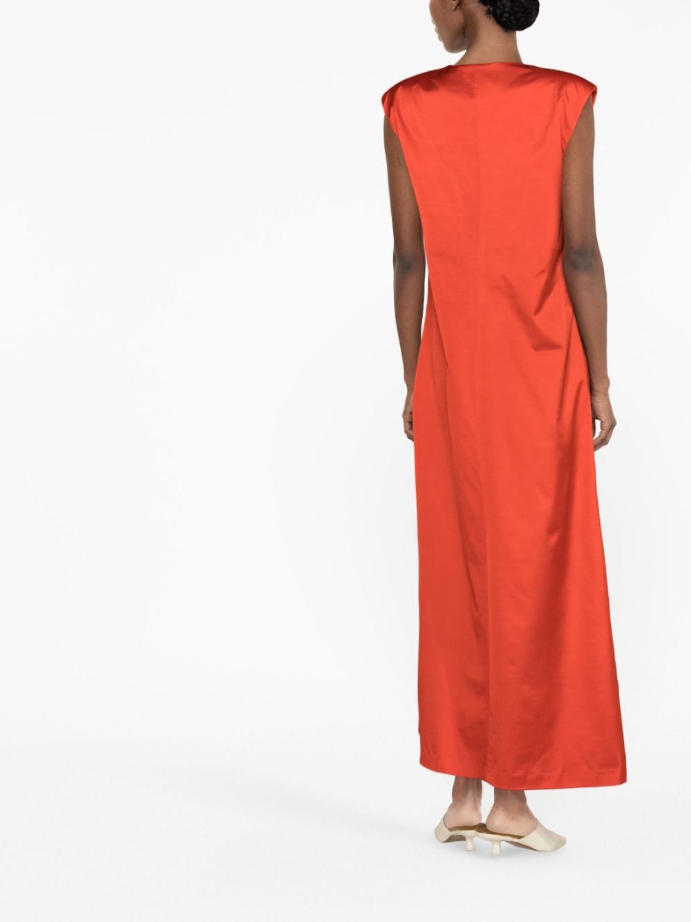 Shop By Malene Birger Mavise Maxi Dress In Orange