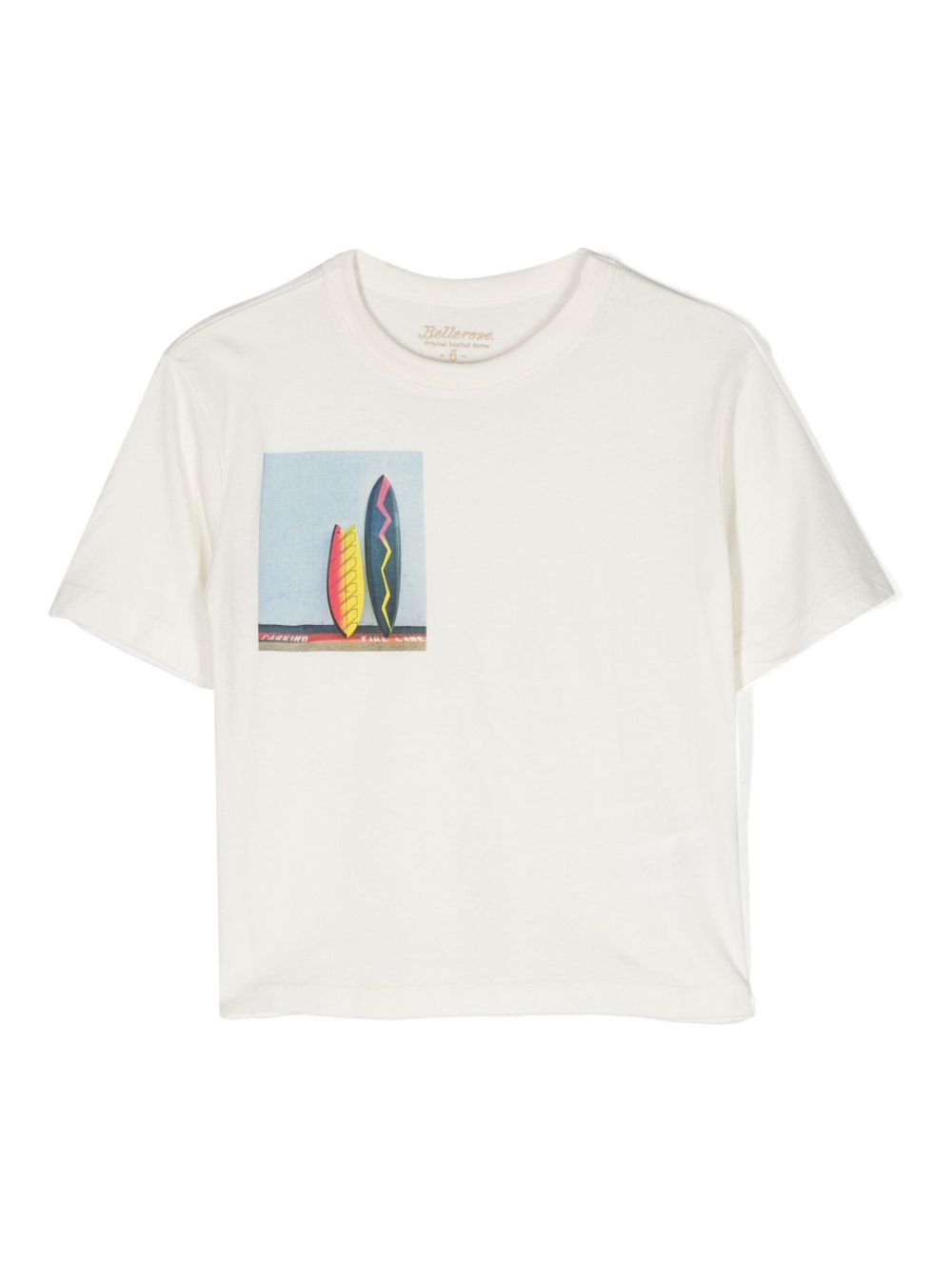 Bellerose Milow surf-inspired print T-shirt - Neutrals