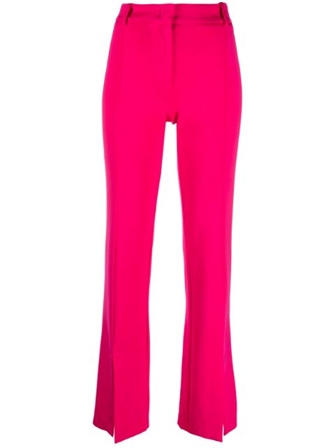 PINKO pantalon fendu à coupe slim