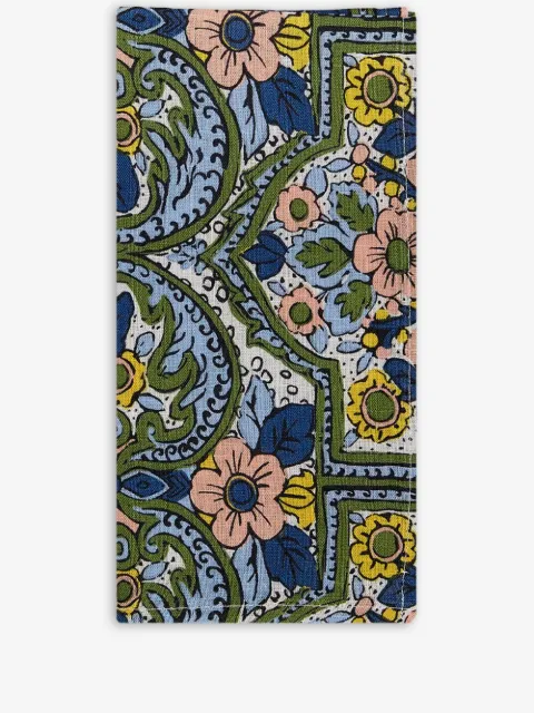 La DoubleJ graphic-print napkin set