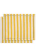 La DoubleJ stripe-pattern table mat set - Yellow