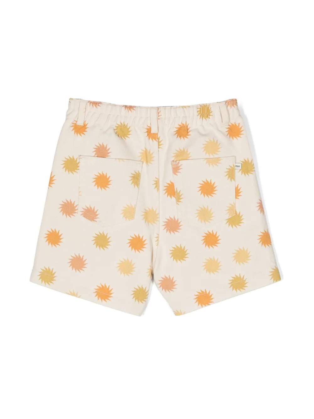 THE NEW SOCIETY polka-dot denim shorts - Beige