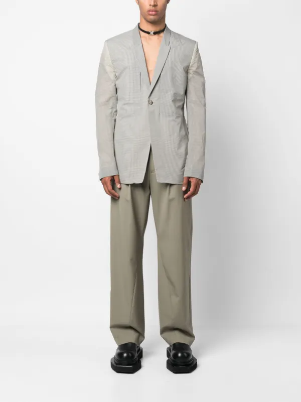 Rick Owens single-breasted Blazer | Neutrals | FARFETCH