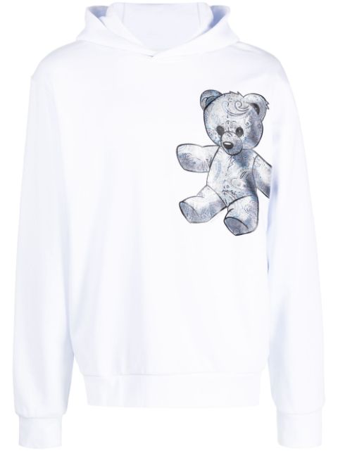 Philipp Plein Paisley Teddy Bear hoodie Men