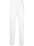 Philipp Plein Lord-fit twill chino trousers - White