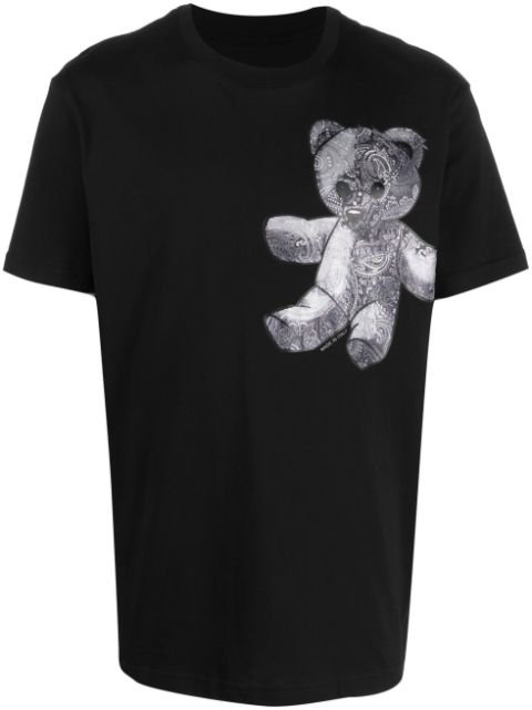 Philipp Plein paisley-print Teddy Bear T-shirt Men