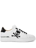 Philipp Plein Skull&Bones low-top sneakers - White