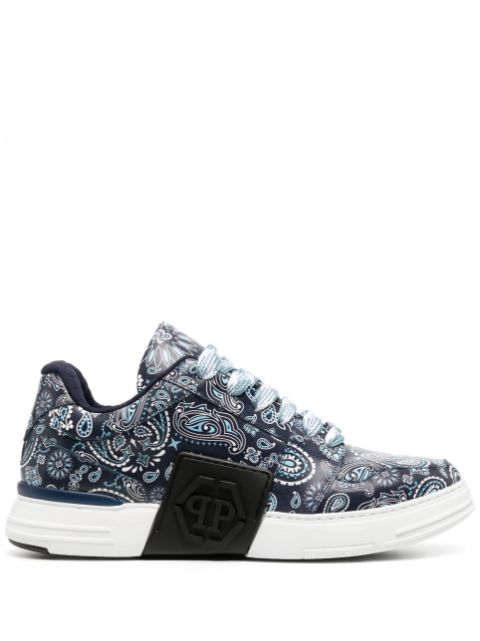 Philipp Plein Super Street paisley-print sneakers Men