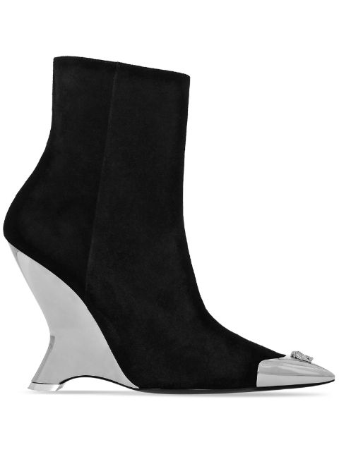 Philipp Plein pointed-toe suede ankle boots Women