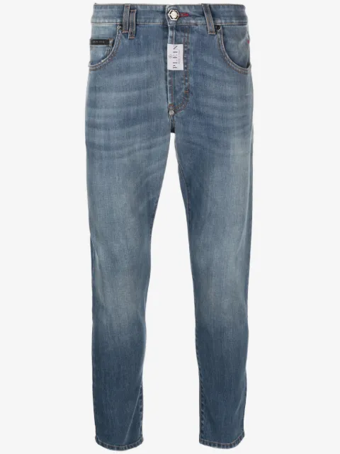 Philipp Plein logo-patch skinny jeans