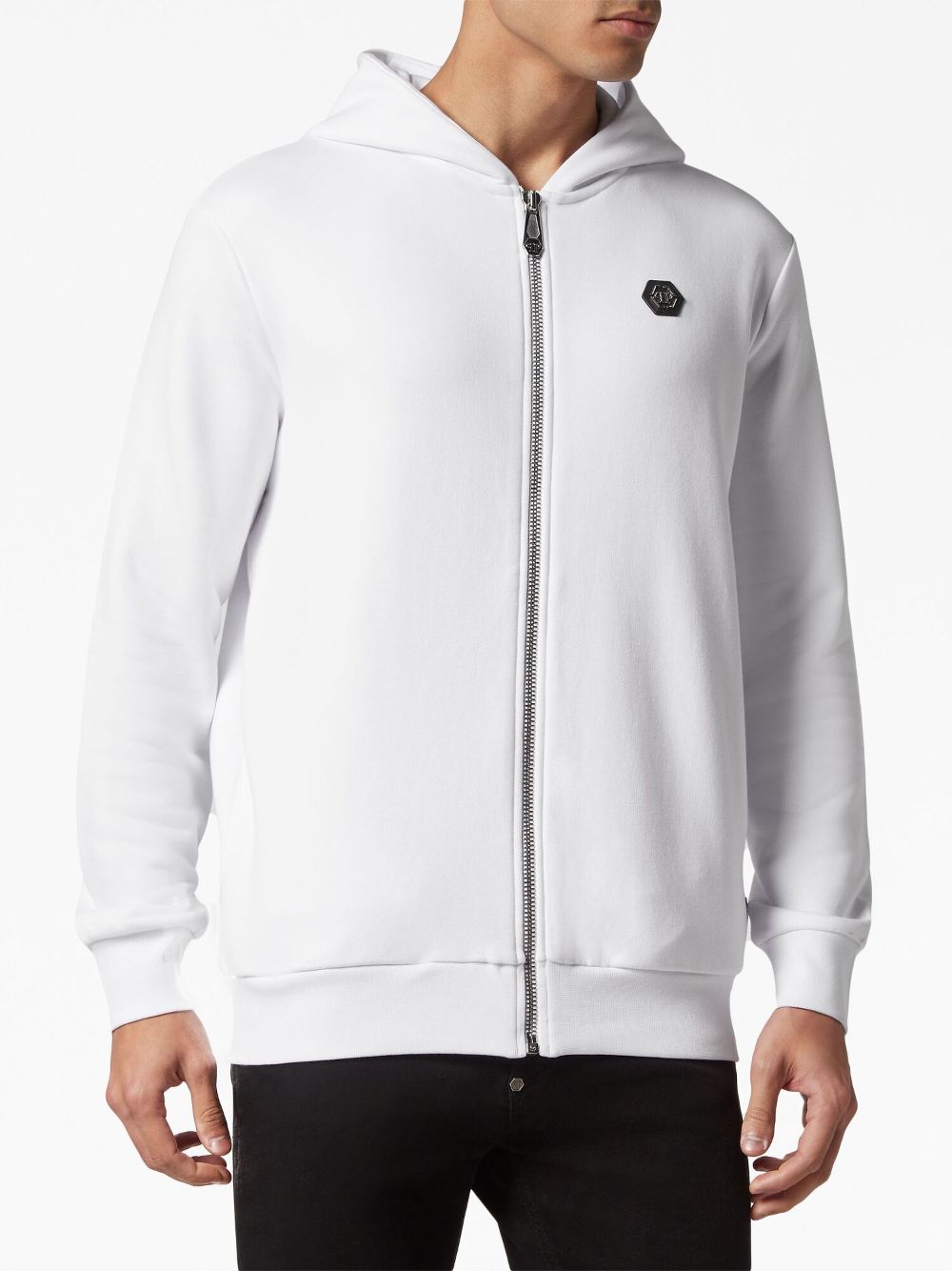 Philipp plein hoodie sweat jacket best sale