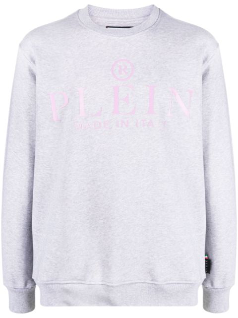 Philipp Plein logo-print cotton sweatshirt Men