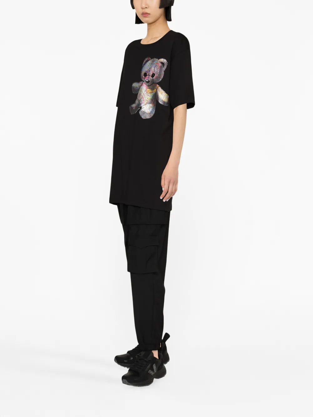 Philipp Plein T-shirt met teddybeerprint Zwart