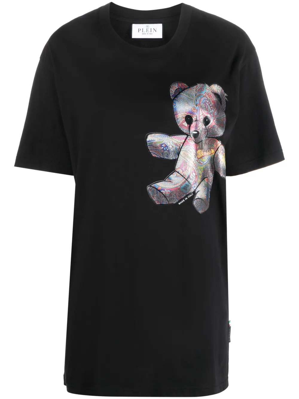 Philipp Plein T-Shirt mit Teddy-Print - Schwarz