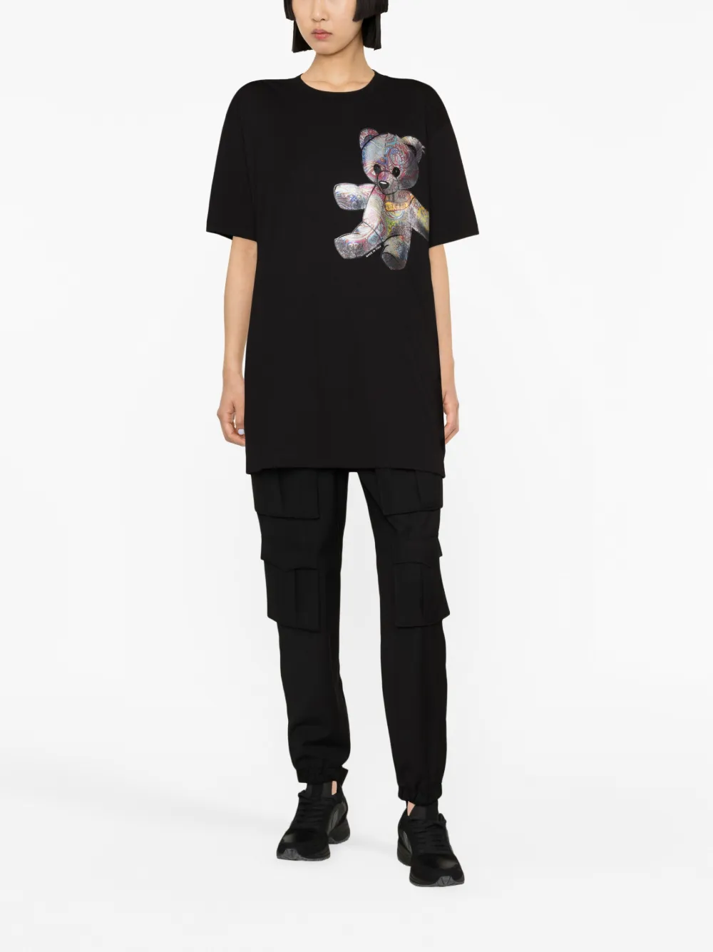  Philipp Plein Camiseta Con Motivo Teddy Bear - Negro 