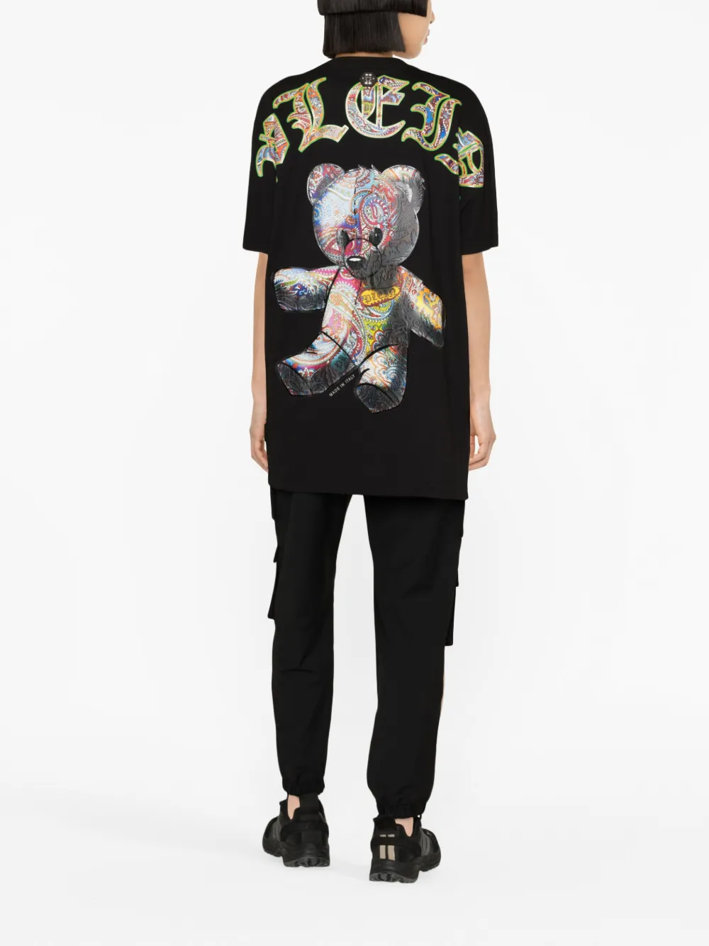  Philipp Plein Camiseta Con Motivo Teddy Bear - Negro 