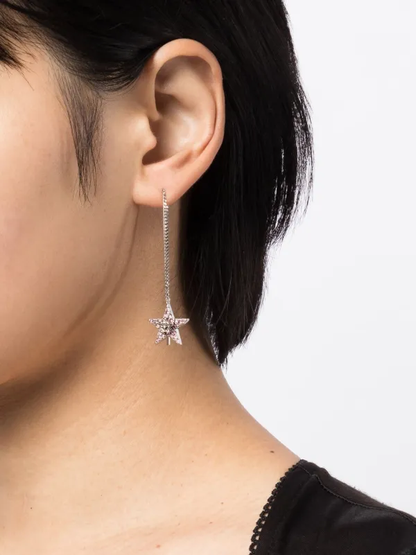 Versace Medusa Head Thread Earrings | Silver | FARFETCH PL