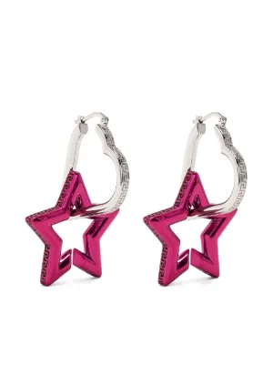 Pink deals star earrings