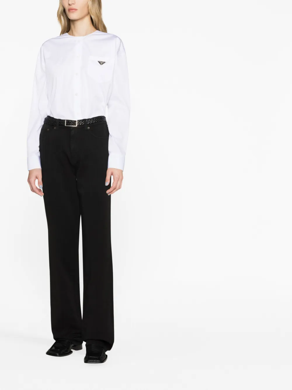  The Row Carlton Straight-leg Trousers - Black 