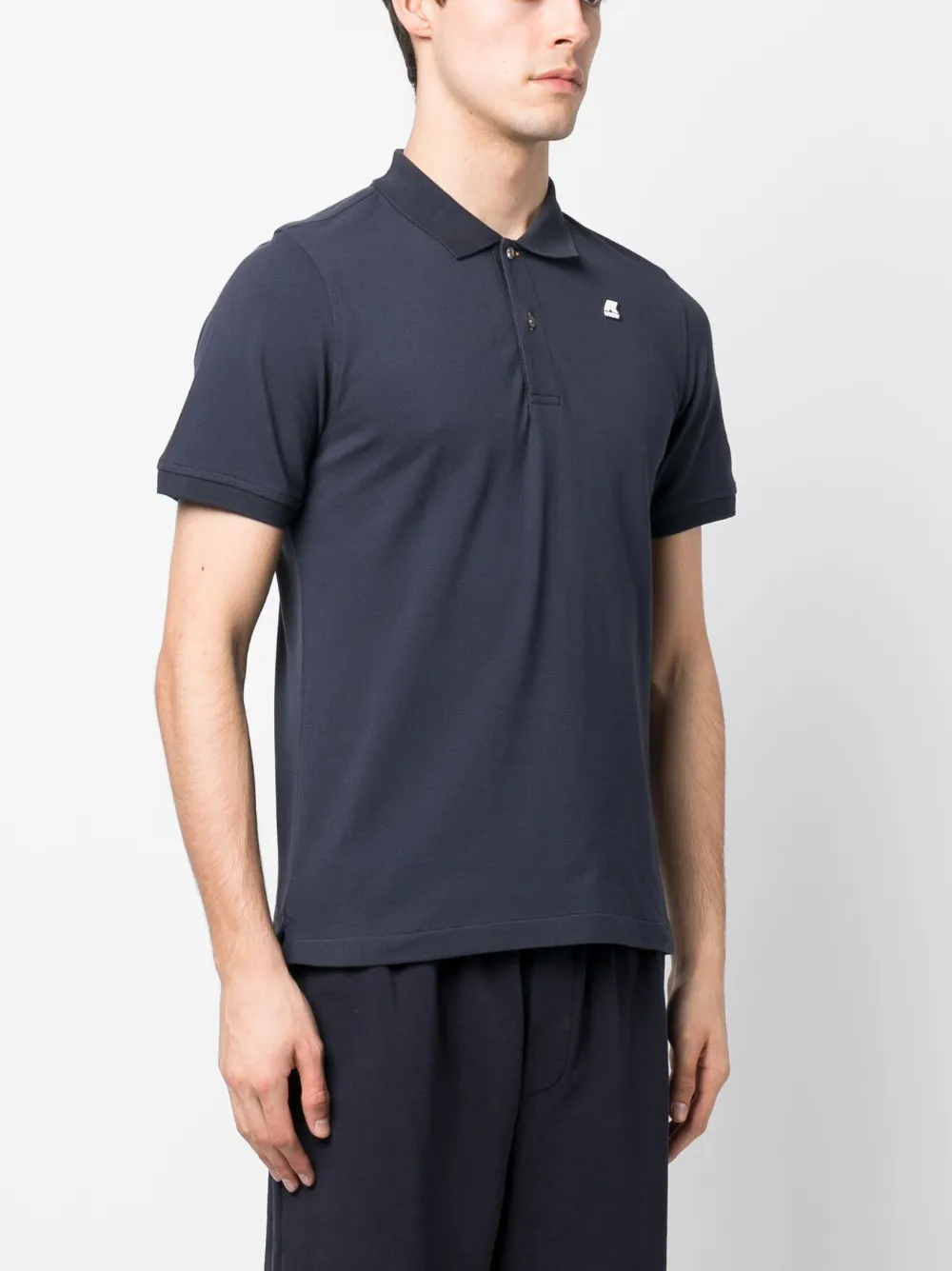 K-way Poloshirt Mit Logo-patch