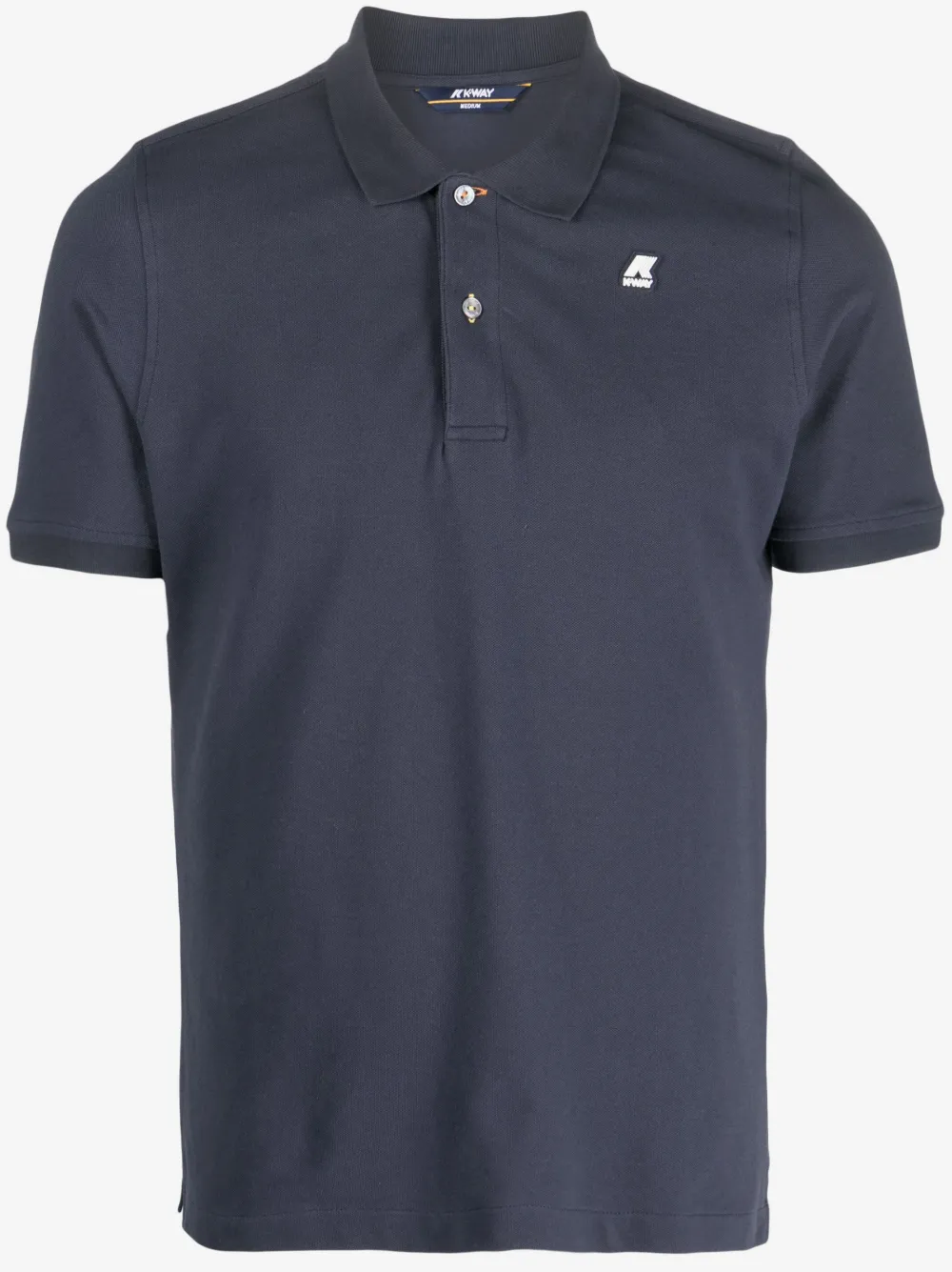 K-Way Poloshirt mit Logo-Patch | Blau | Image 1