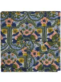 La DoubleJ floral-print linen table cloth - Blue